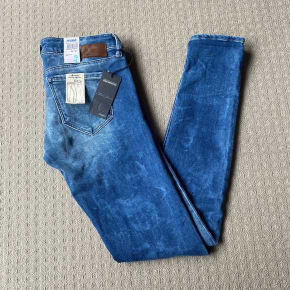 Mavi Serena Women Blue Low Rise Skinny Denim Jeans Sz W28 L32 AU10 - Picture 3 of 11
